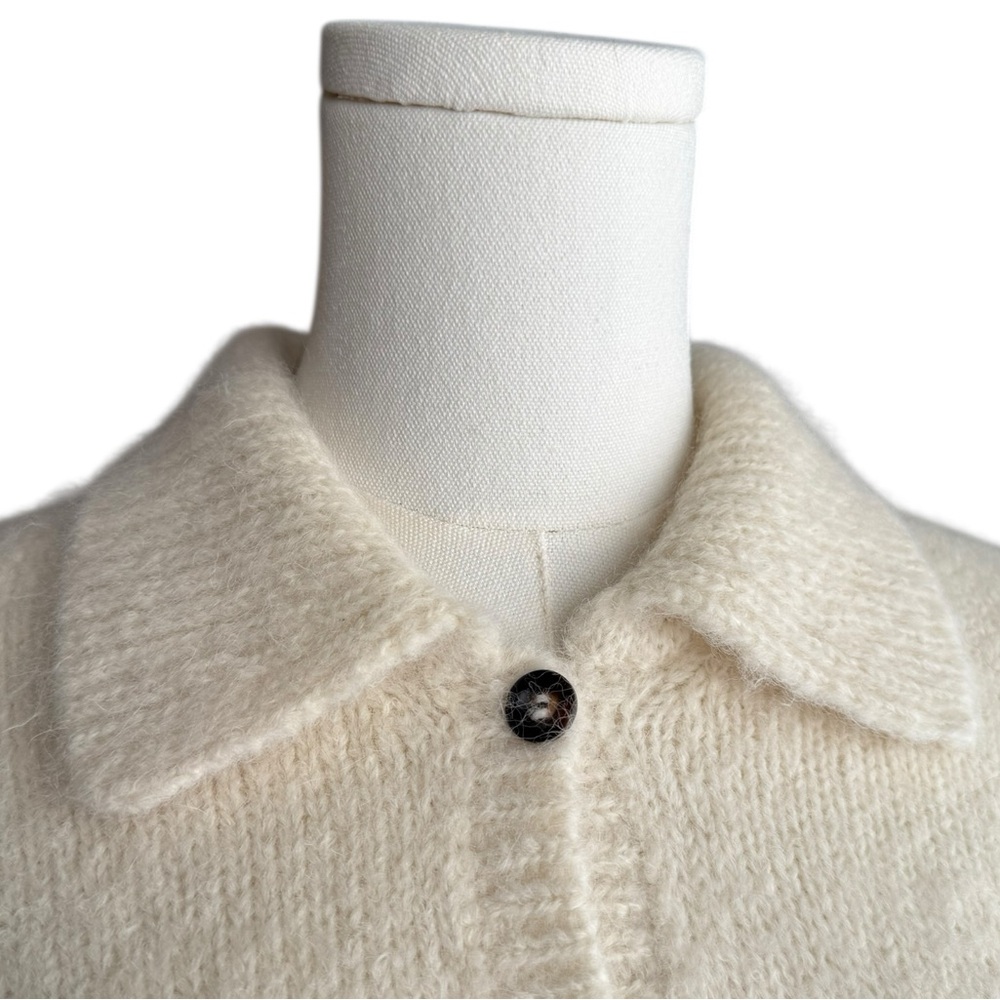 OZMA The Penny Cardigan Ivory Cream Small - Picture 9 of 12